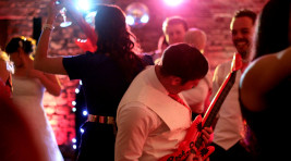 Dance floor action at a wedding with Wedding DJ Hertfordshire