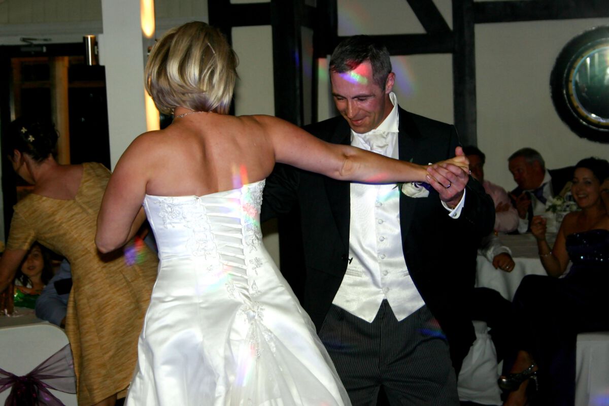 Bride and Groom on the dance floor