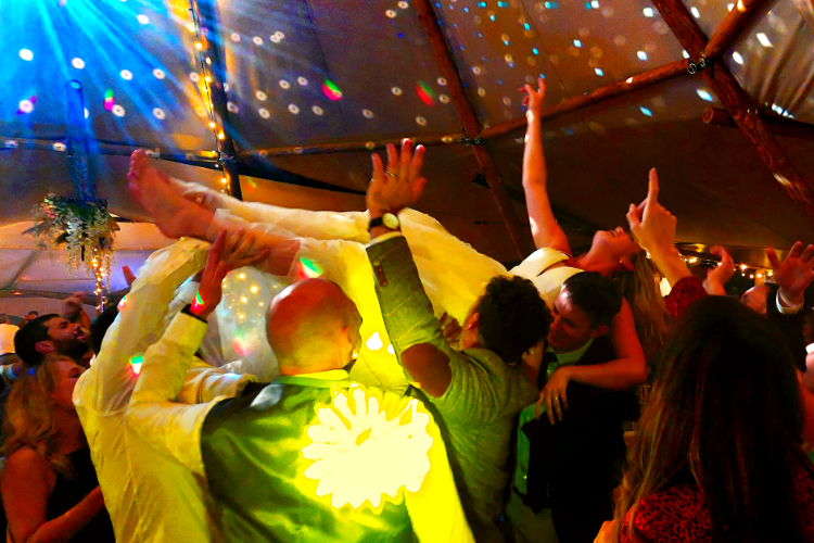 Wedding Reception DJ, lighting & disco in Cuffley, Hertfordshire