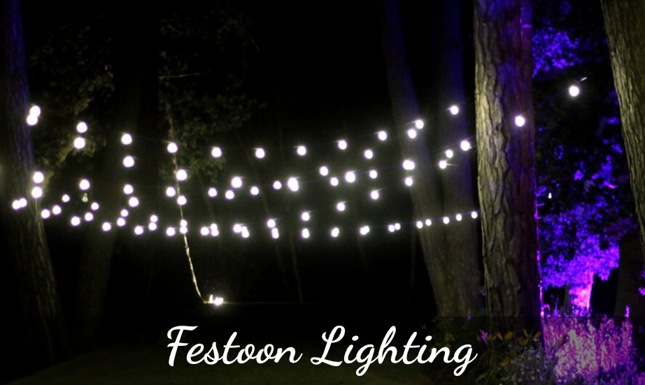 Link to festoon lighting photo gallery